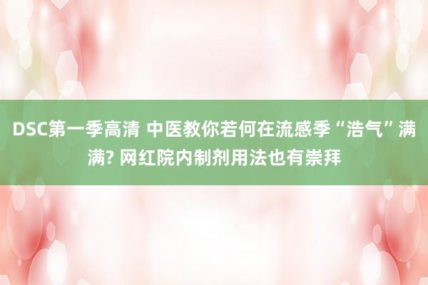 DSC第一季高清 中医教你若何在流感季“浩气”满满? 网红院内制剂用法也有崇拜