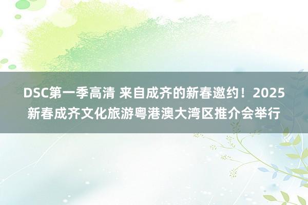 DSC第一季高清 来自成齐的新春邀约！2025新春成齐文化旅游粤港澳大湾区推介会举行